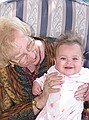Great Grandma Fern and Sierra.